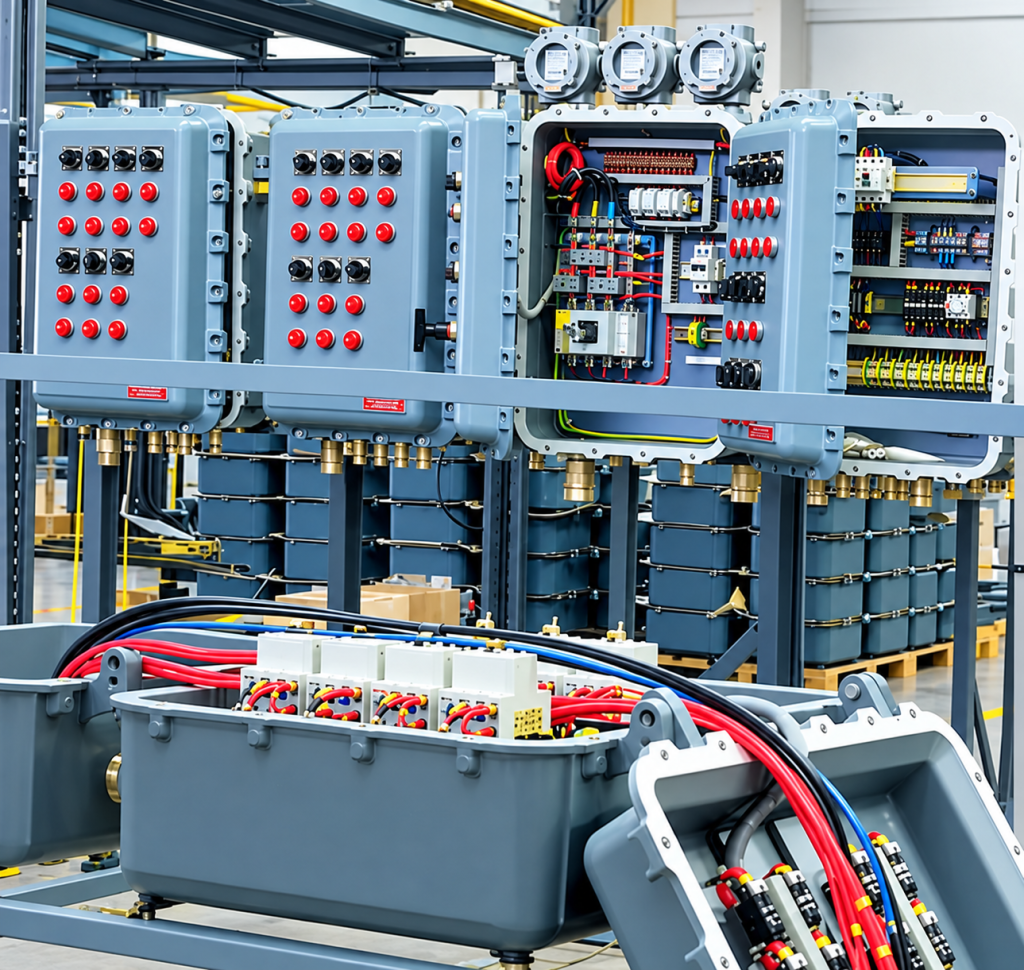 industrial electrical control assembly